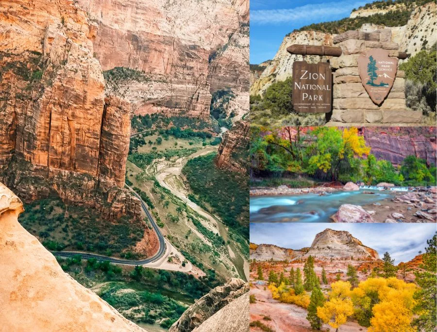 Zion là thiên đường phiêu lưu nổi tiếng với những vách đá sa thạch đỏ rực