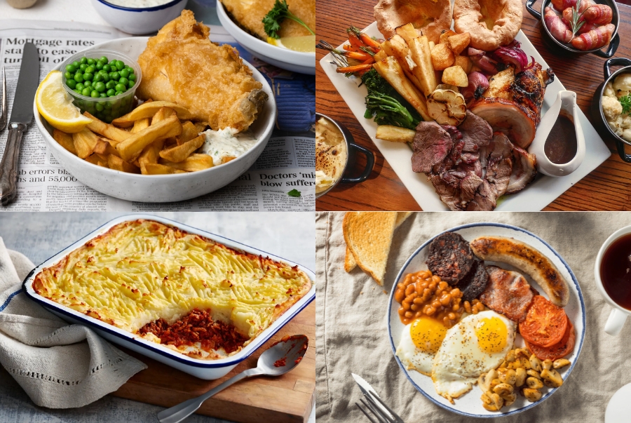 Những món ăn phổ biến trong ẩm thực của nước Anh