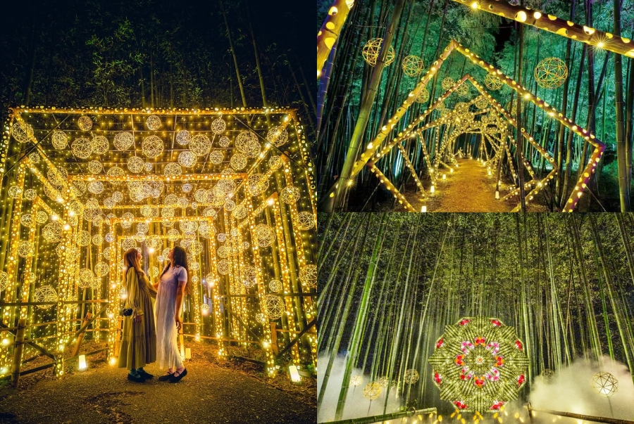 Khu Arashiyama vào lễ hội Hanatoro Kyoto thu hút nhiều du khách đến check-in