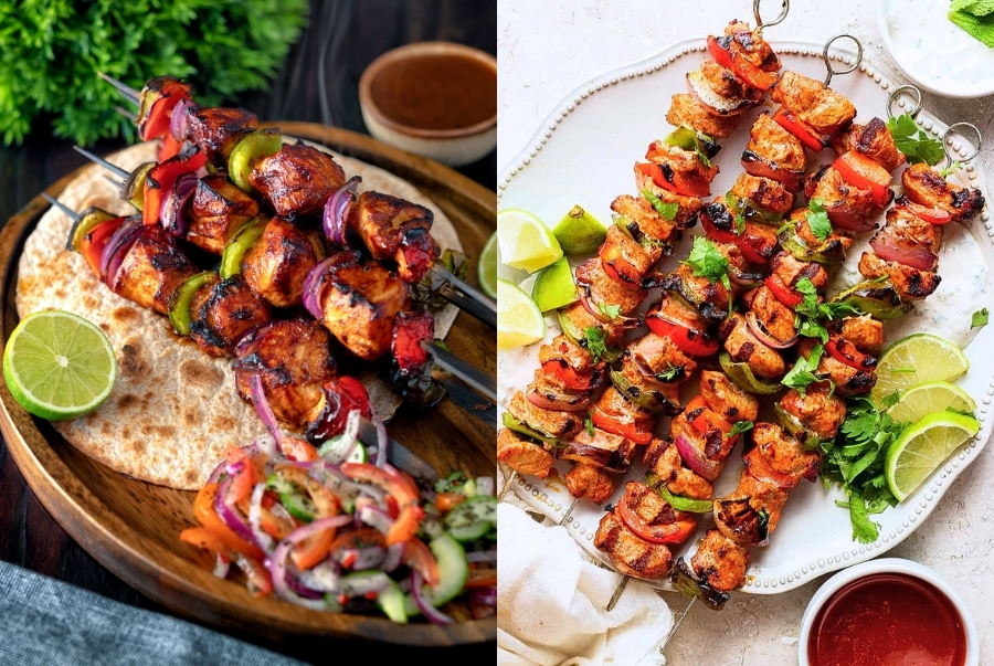 Shashlik là món thịt xiên nướng quen thuộc của Nga