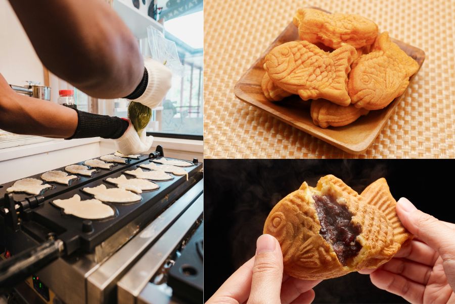 Taiyaki là món bánh truyền thống nổi tiếng có hình con cá của Nhật Bản