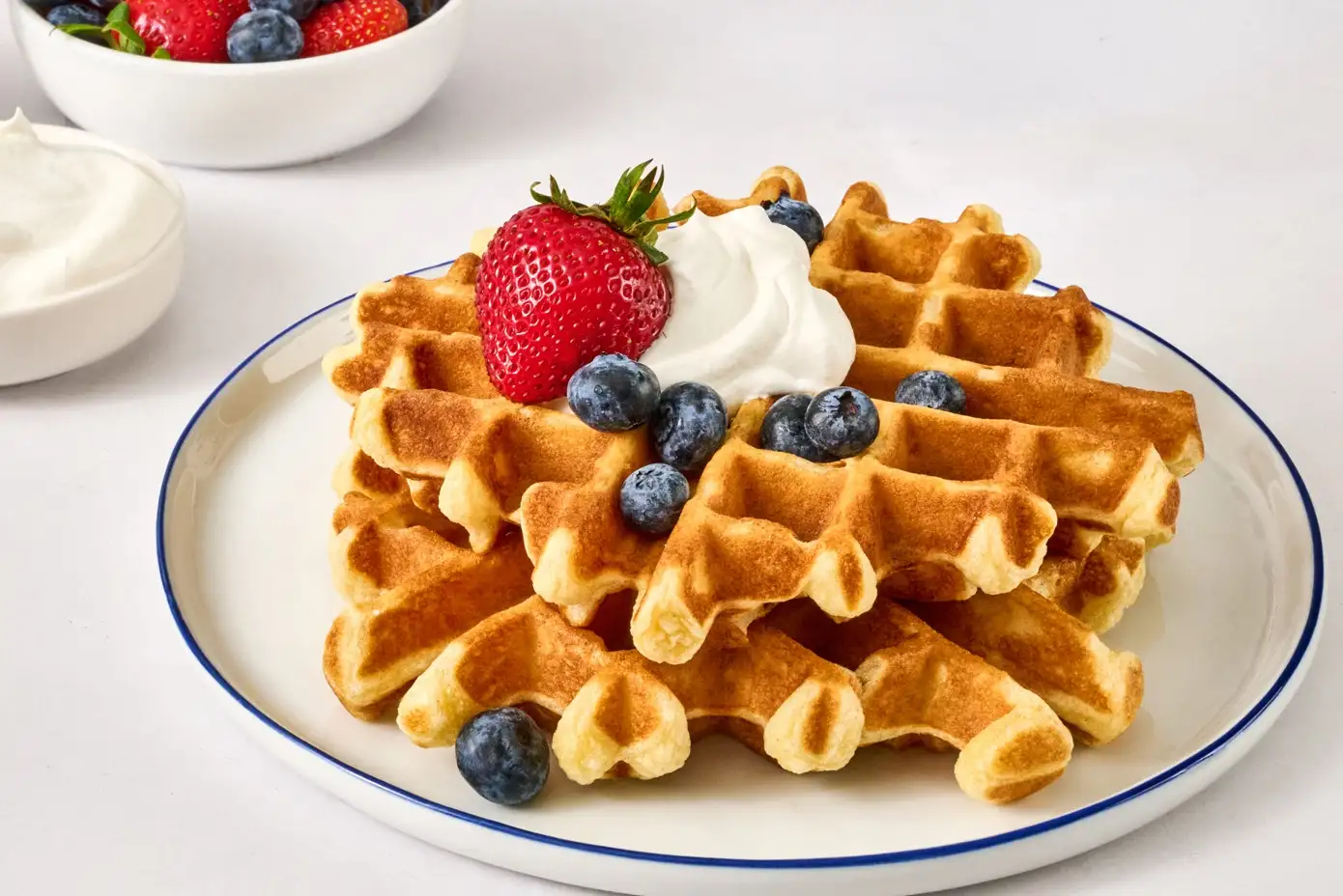 Belgian Waffle – Bánh waffle đặc trưng của Bỉ