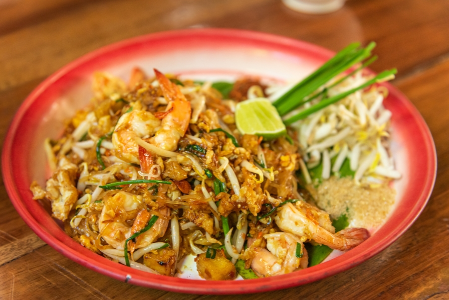 Pad Thai được xem là món ăn đặc trưng của ẩm thực Thái Lan