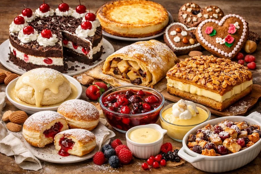 Nước Đức được xem là thiên đường của các món ăn tráng miệng ngọt ngào
