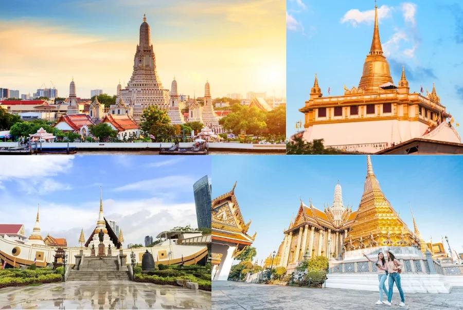 Thái Lan nổi tiếng là đất nước của những ngôi chùa vàng uy nghi và tráng lệ