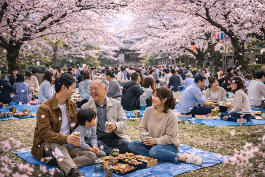 Hanami là nét văn hóa truyền thống của người dân Nhật Bản