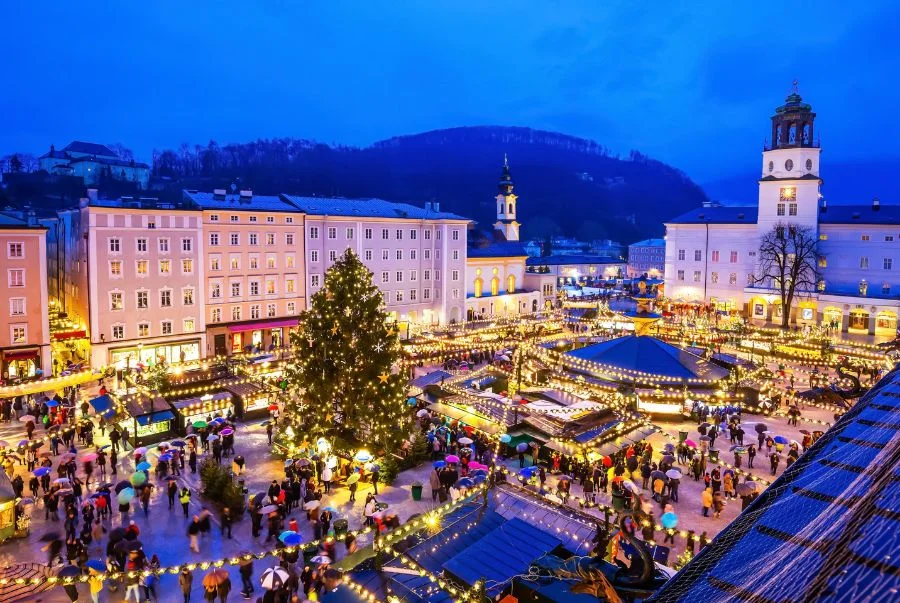 Giáng Sinh tại Salzburg khoác lên mình vẻ đẹp cổ tích đầy mê hoặc