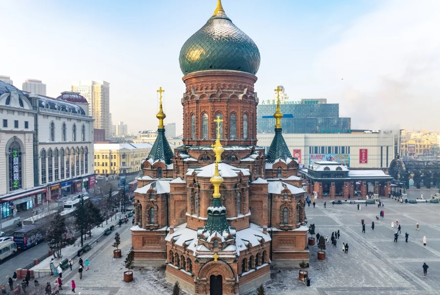 Nhà thờ Thánh Sophia là một trong những biểu tượng kiến trúc đẹp nhất Cáp Nhĩ Tân