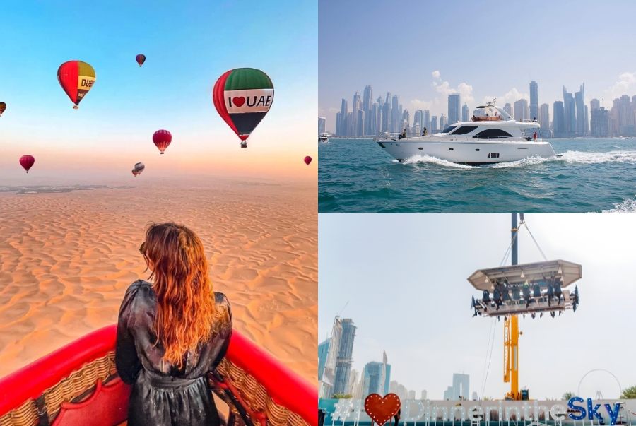 Dubai thu hút hàng triệu du khách mỗi năm bởi vô vàn hoạt động giải trí độc đáo