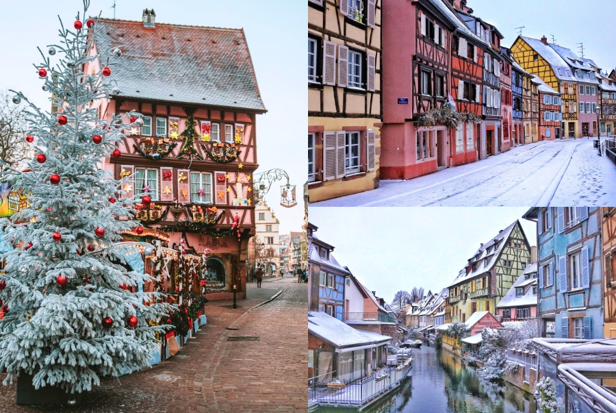 Colmar luôn là khu phố cổ thu hút hàng triệu du khách mỗi khi mùa đông về