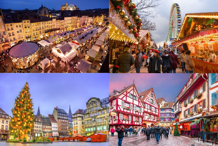 Các khu chợ Giáng sinh luôn là điểm hấp dẫn du khách nhất trong mùa đông