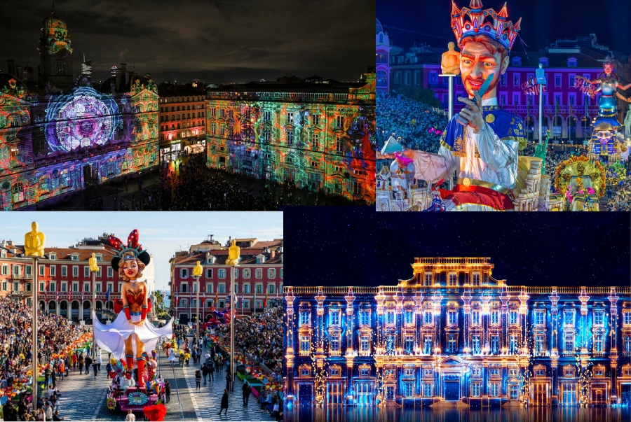 Không khí lễ hội mùa đông nhộn nhịp trên khắp con phố của nước Pháp