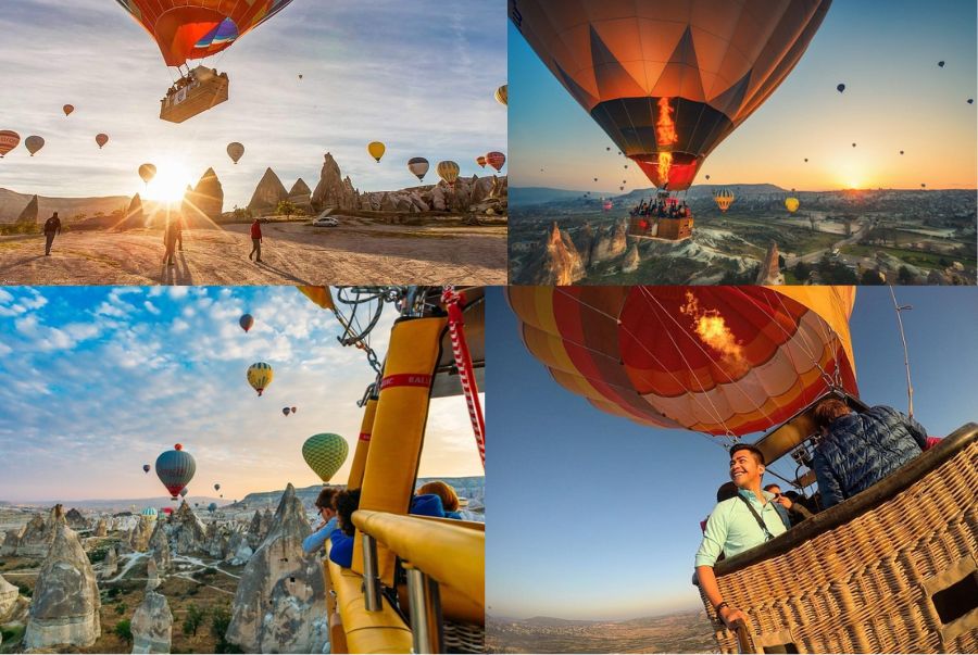 Bay khinh khí cầu ở Cappadocia là một trải nghiệm hàng đầu tại Thổ Nhĩ Kỳ