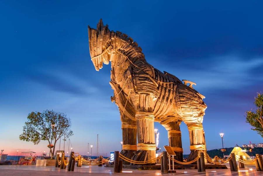 Thành Troy chính là nơi từng diễn ra cuộc chiến giữa người Hy Lạp và người Trojan