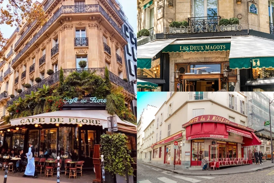 Một vài quán cà phê nổi tiếng tại Paris bạn có thể tham khảo