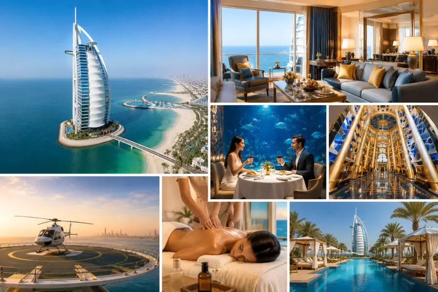 Khách sạn Burj Al Arab mang đến những trải nghiệm đẳng cấp hàng đầu thế giới