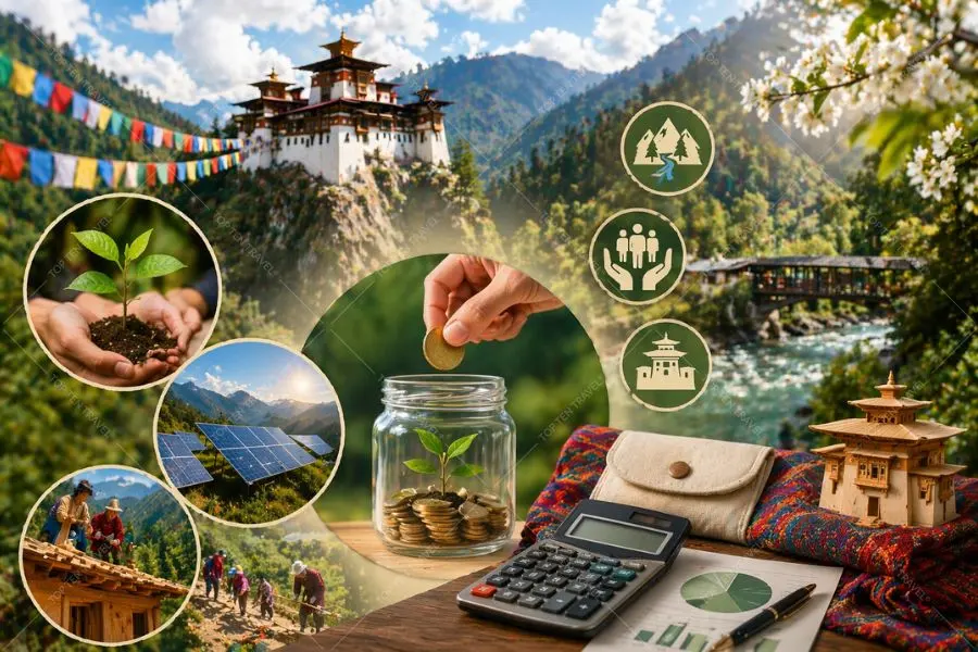 Phí phát triển bền vững (SDF) hiện dao động trong khoảng 100 USD/người/ngày
