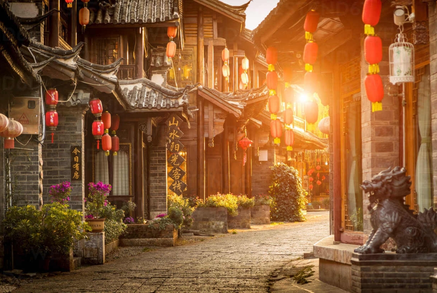 Phố cổ Lệ Giang được hình thành vào cuối thời nhà Tống