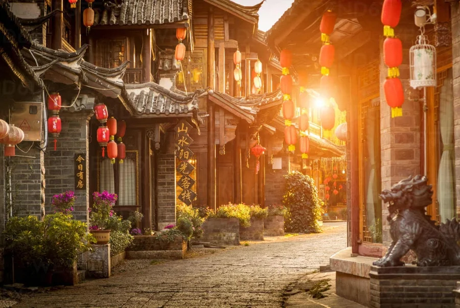 Phố cổ Lệ Giang được hình thành vào cuối thời nhà Tống