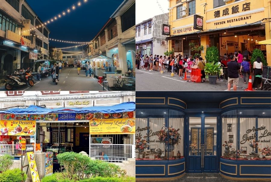 Một số quán ăn nổi tiếng ở George Town Penang luôn thu hút du khách với ẩm thực đa dạng