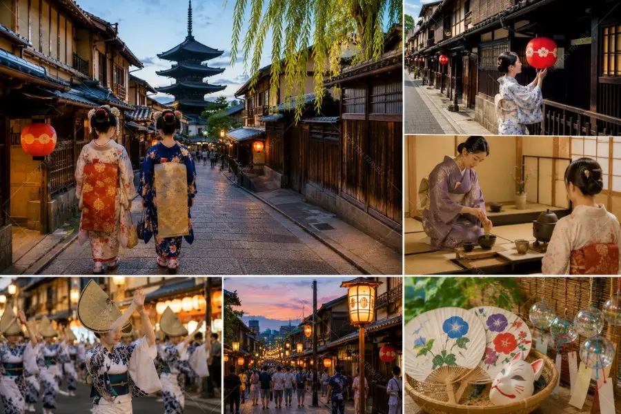 Các hoạt động truyền thống hấp dẫn tại khu phố cổ Gion 