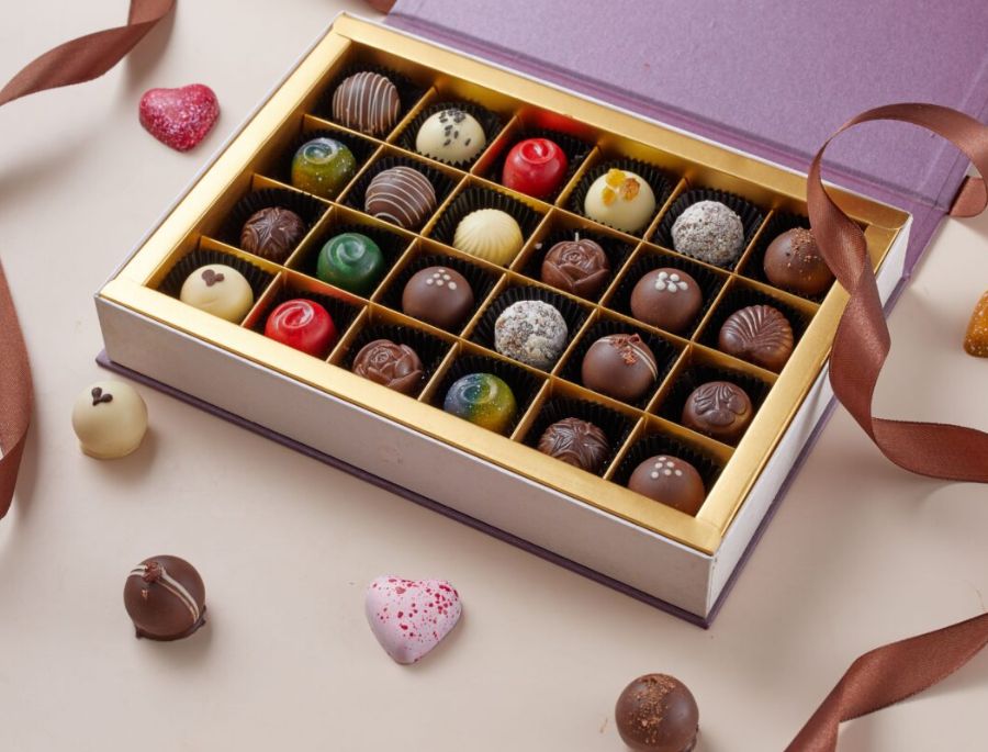 Đóng gói đẹp mắt của các món quà tặng socola Thụy Sĩ