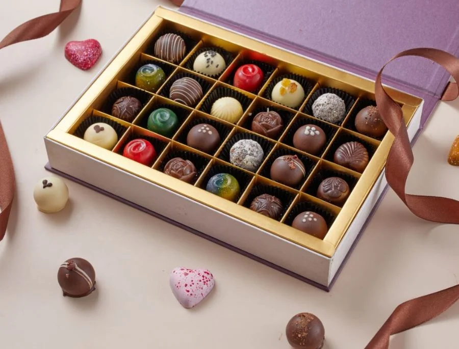 Đóng gói đẹp mắt của các món quà tặng socola Thụy Sĩ