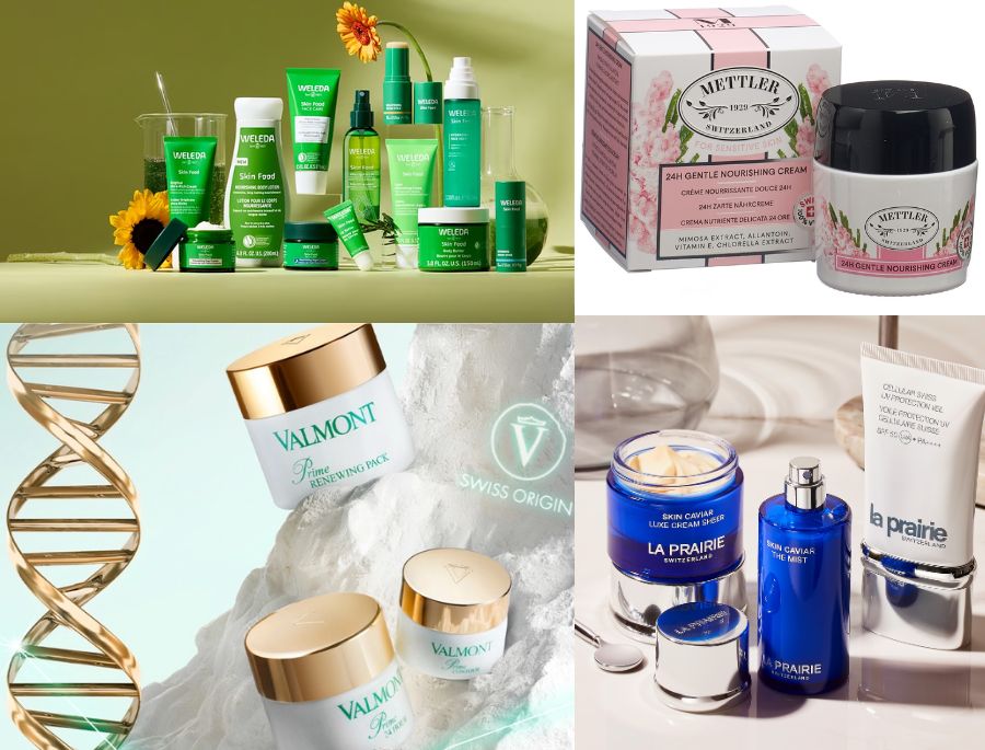 Những dòng mỹ phẩm chiết xuất xuất tự nhiên, tốt cho làn da của Thụy Sĩ