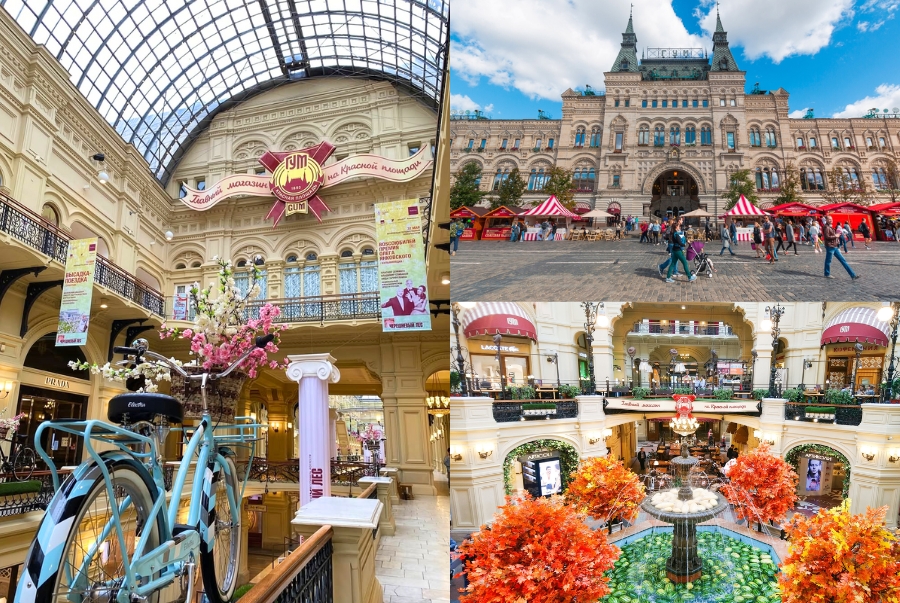 GUM là khu mua sắm nổi tiếng và lâu đời nhất của Nga