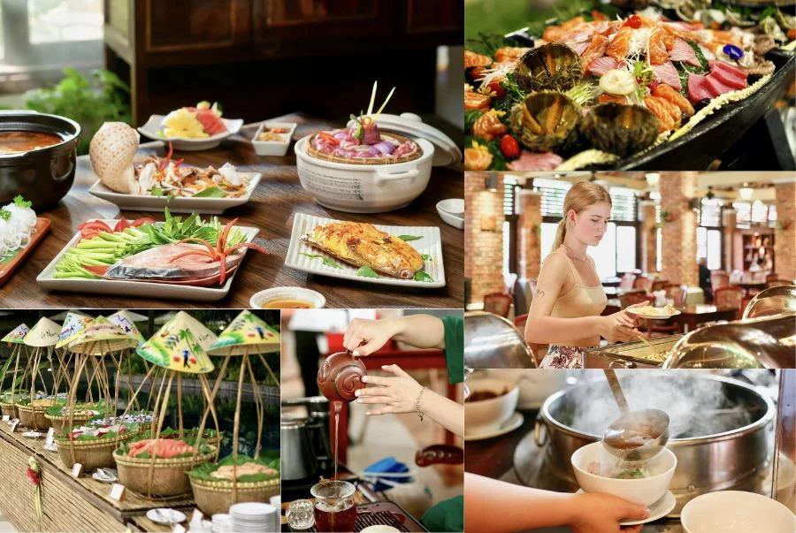 Ẩm thực là một trong những địa điểm nhấn níu chân du khách tại Pandanus Resort