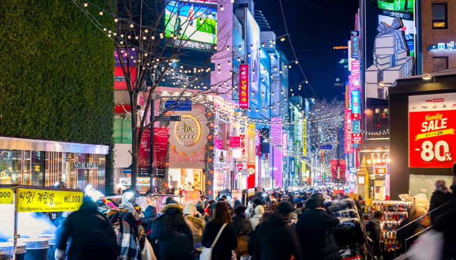 Myeongdong – Thiên đường mỹ phẩm và thời trang bình dân được nhiều du khách yêu thích