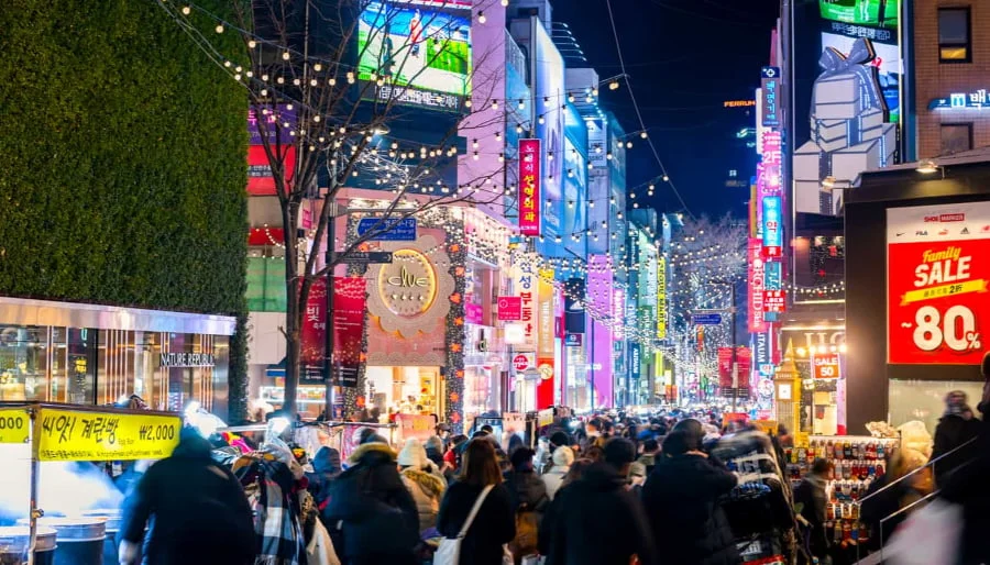 Myeongdong – Thiên đường mỹ phẩm và thời trang bình dân được nhiều du khách yêu thích