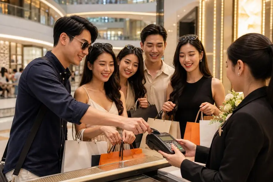 Bạn có thể sử dụng thẻ thay vì tiền mặt khi mua sắm tại Dubai