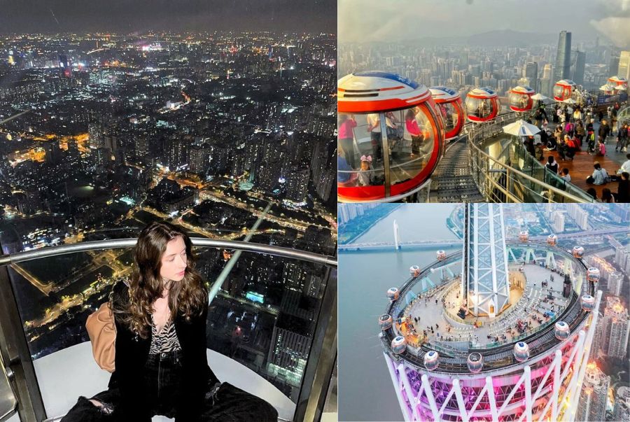 Các trải nghiệm hấp dẫn dành riêng cho du khách khi đến với Tháp Quảng Châu