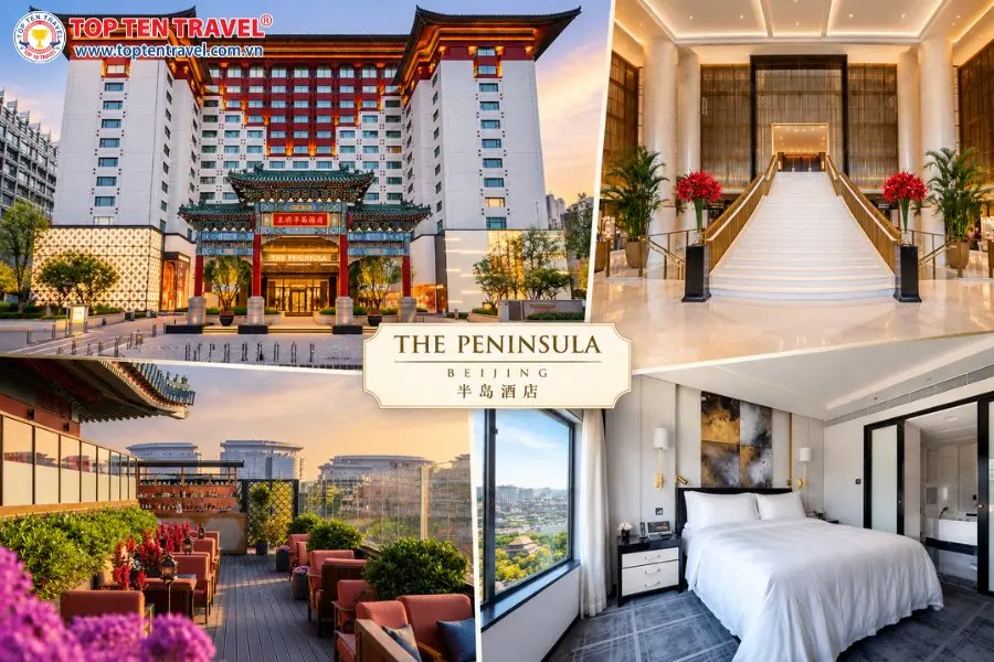 The Peninsula Beijing sở hữu không gian sang trọng, phòng nghỉ tiện nghi cùng nhiều dịch vụ cao cấp tại trung tâm Bắc Kinh