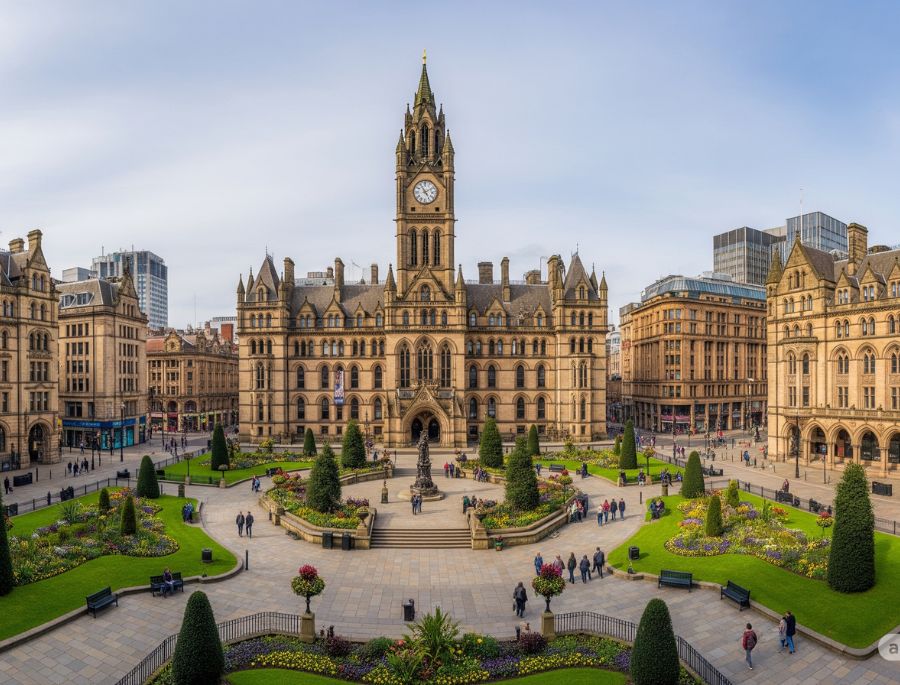 Tòa thị chính Manchester (Manchester Town Hall) là một công trình hành chính đồ sộ giữa lòng thành phố