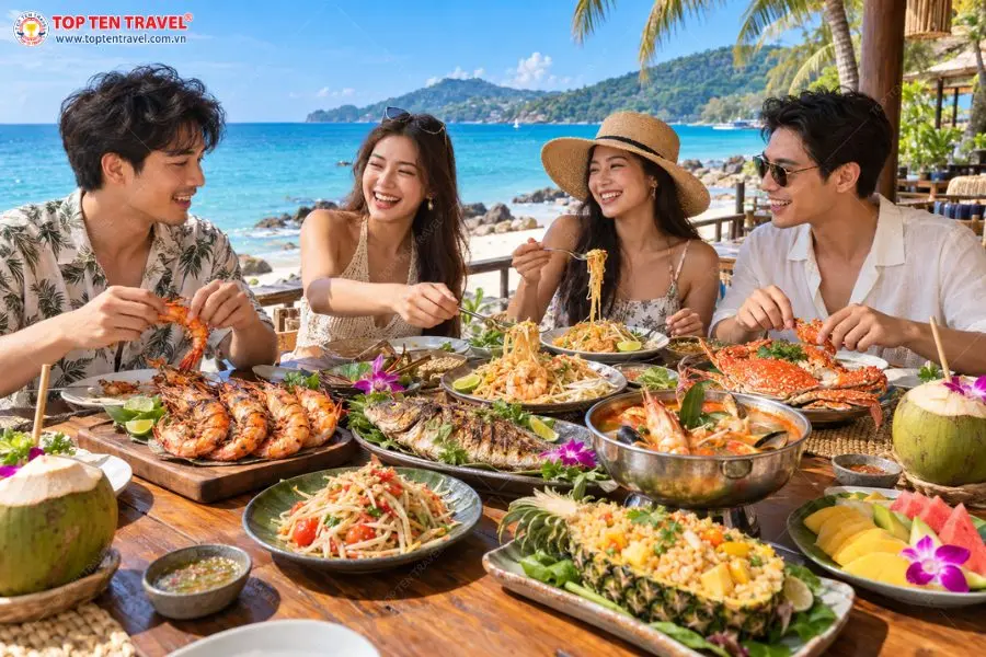 Bữa ăn bên biển thêm hấp dẫn với những món ngon Phuket đầy màu sắc