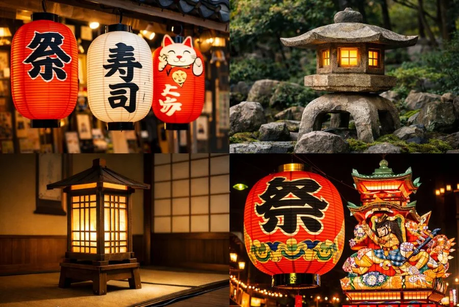 Một số loại đèn lồng truyền thống được nhiều người yêu thích tại Nhật Bản