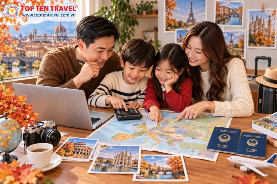 Lên kế hoạch và dự trù chi phí cho chuyến du lịch Châu Âu là một bước vô cùng quan trọng