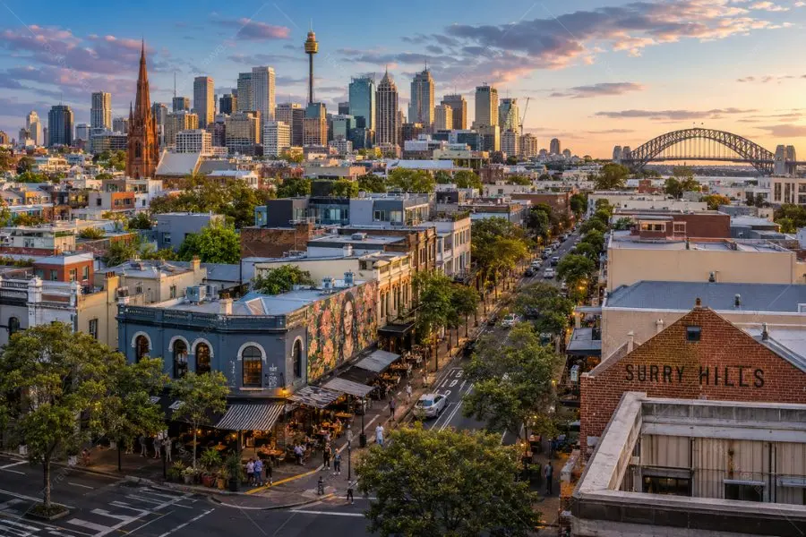 Toàn cảnh không gian nghệ thuật tại Surry Hills Sydney