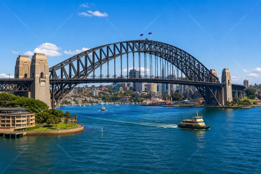 Cầu Harbour Bridge - Biểu tượng nổi tiếng của thành phố Sydney Úc