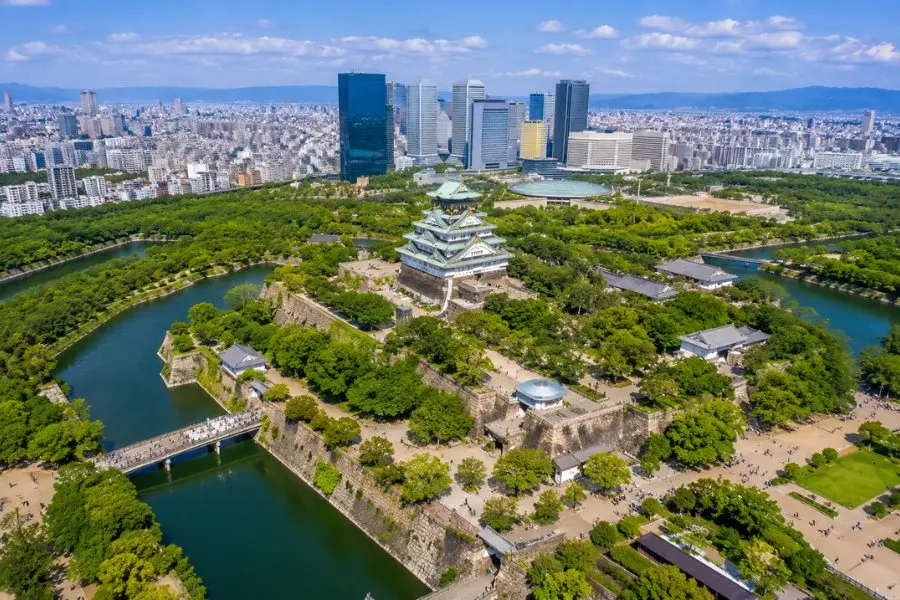 Lâu đài Osaka ngày nay là điểm đến không thể bỏ lỡ trong quá trình hành động lịch Nhật Bản