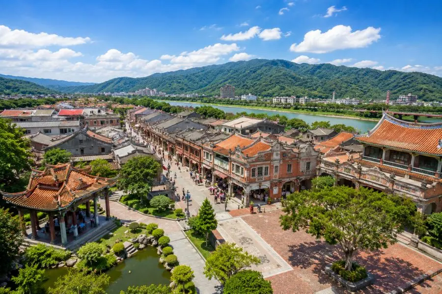 Toàn cảnh kiến trúc cổ kính của Phố cổ Daxi