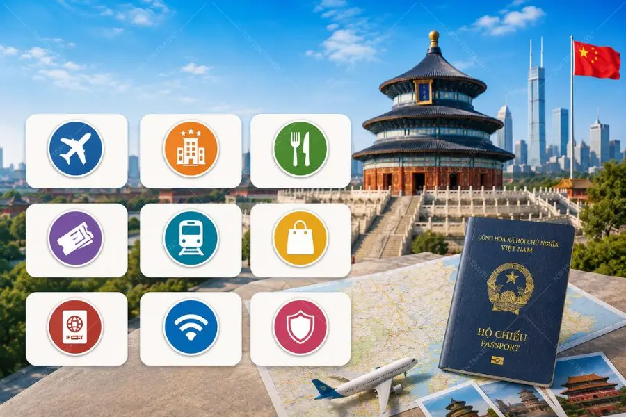 Một số các loại chi phí quan trọng mà du khách cần chi trả khi du lịch Bắc Kinh Trung Quốc