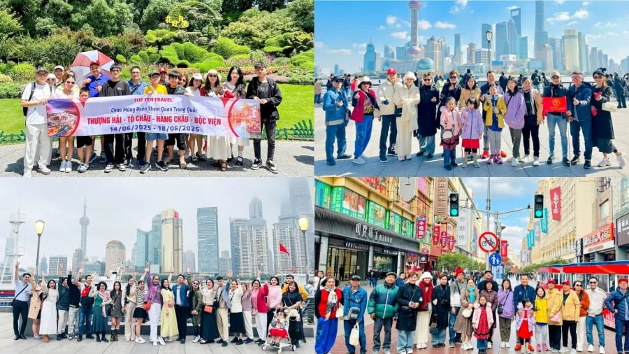 Tour Trung Quốc Thượng Hải – Tô Châu – Hàng Châu – Bộc Viện đưa du khách đến khám phá rất nhiều các địa điểm nổi tiếng