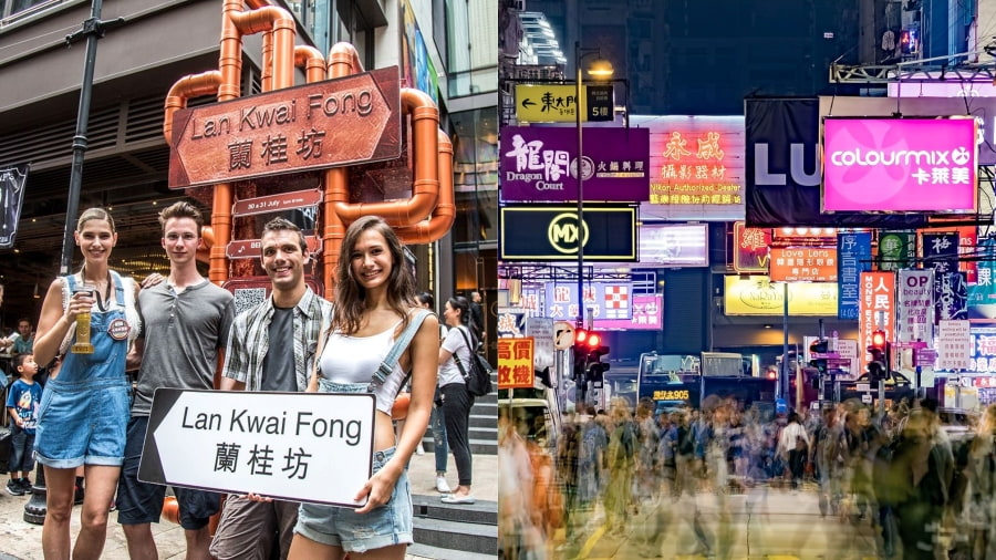 Lan Kwai Fong và Soho bỗng trở thành những địa điểm check-in Hồng Kông về đêm mà bạn không nên bỏ lỡ
