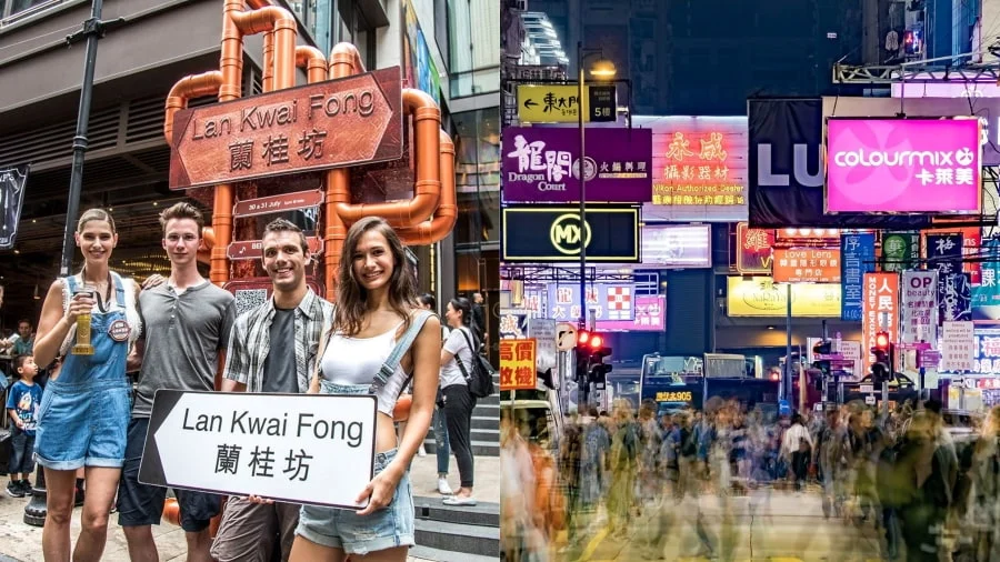 Lan Kwai Fong và Soho bỗng trở thành những địa điểm check-in Hồng Kông về đêm mà bạn không nên bỏ lỡ