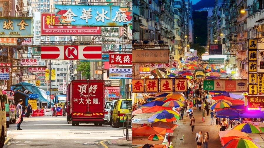 Mong Kok là một trong những khu vực sầm uất và nhộn nhịp nhất của Hồng Kông