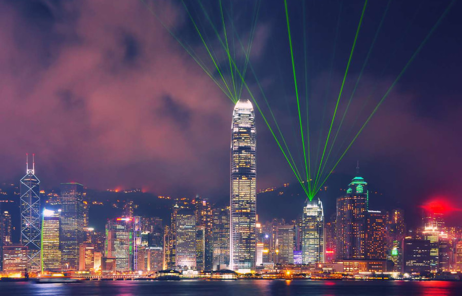 "Symphony of Lights" – Một màn trình diễn laser, âm thanh và ánh sáng ngoạn mục tại Hồng Kông