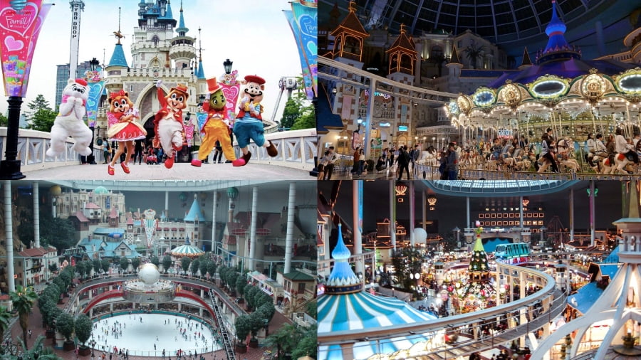 Lotte World là một ốc đảo giải trí độc đáo, nổi tiếng với danh hiệu công viên giải trí trong nhà lớn nhất thế giới
